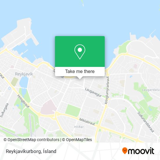 Mapa Reykjavíkurborg