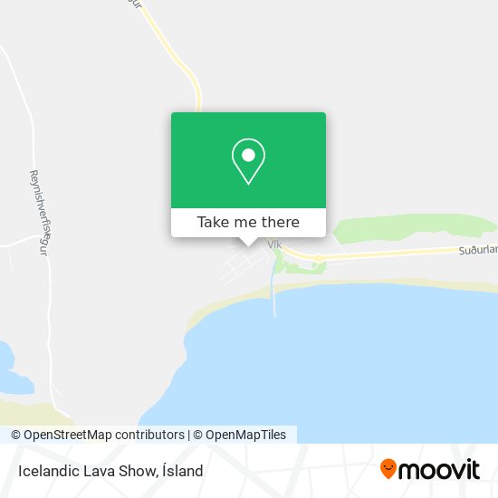 Mapa Icelandic Lava Show