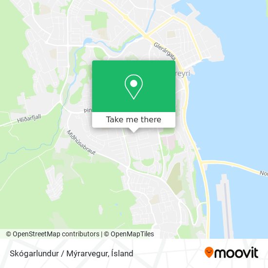 Mapa Skógarlundur / Mýrarvegur