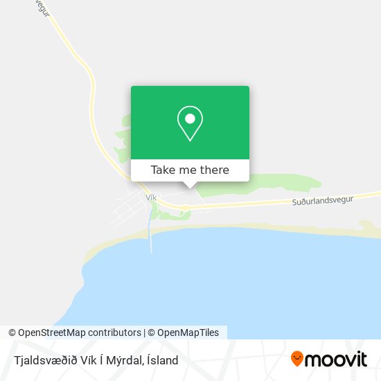 Tjaldsvæðið Vík Í Mýrdal map