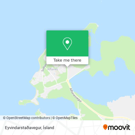 Eyvindarstaðavegur map
