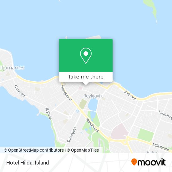 Hotel Hilda map