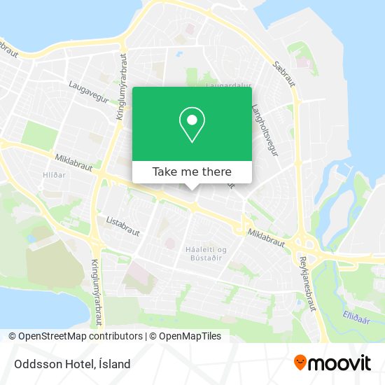 Oddsson Hotel map