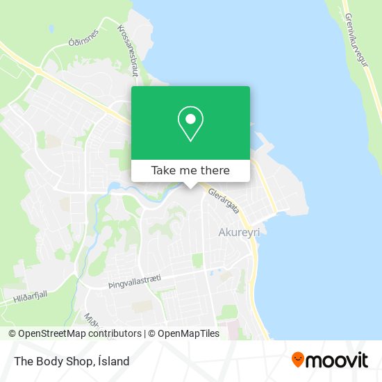 Mapa The Body Shop
