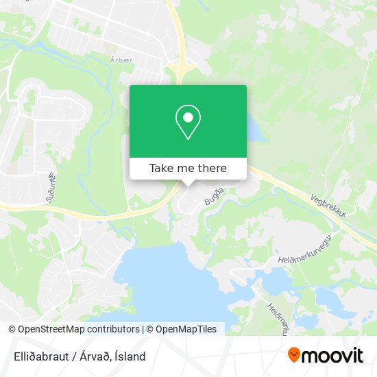 Elliðabraut / Árvað map