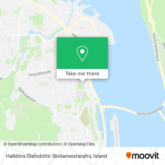 Halldóra Ólafsdóttir Skólameistarafrú map