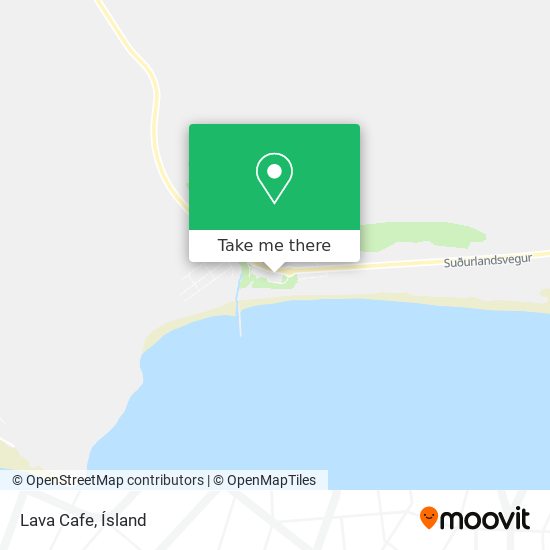 Lava Cafe map
