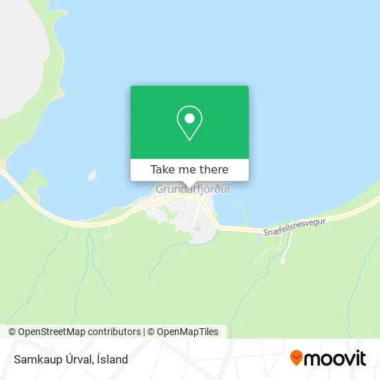 Samkaup Úrval map