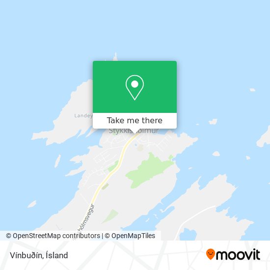 Vínbuðín map