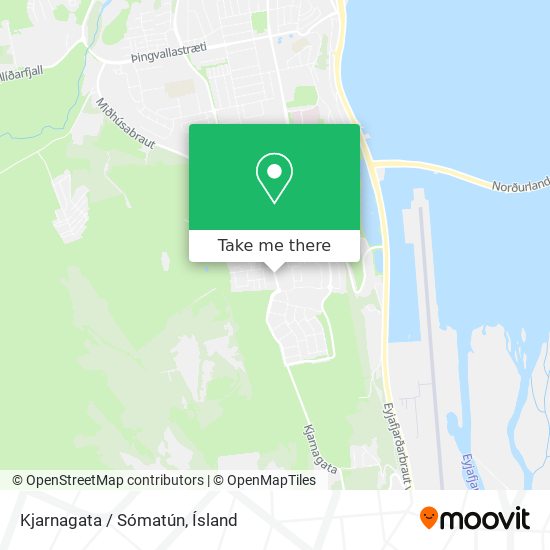 Kjarnagata / Sómatún map