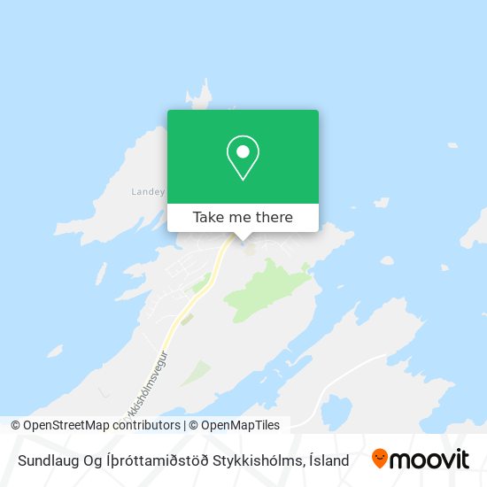 Mapa Sundlaug Og Íþróttamiðstöð Stykkishólms