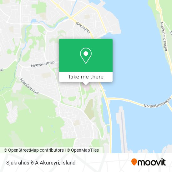 Sjúkrahúsið Á Akureyri map