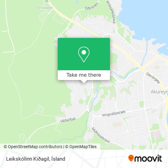 Leikskólinn Kiðagil map