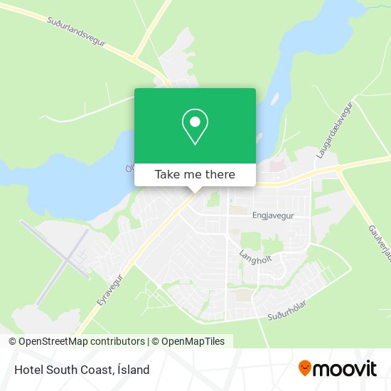 Hotel South Coast map