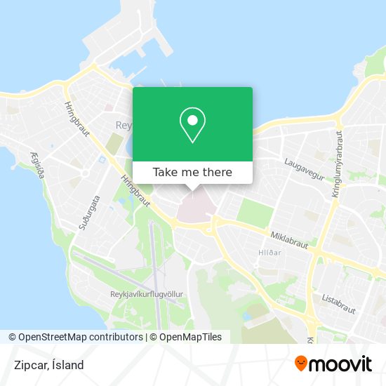 Zipcar map