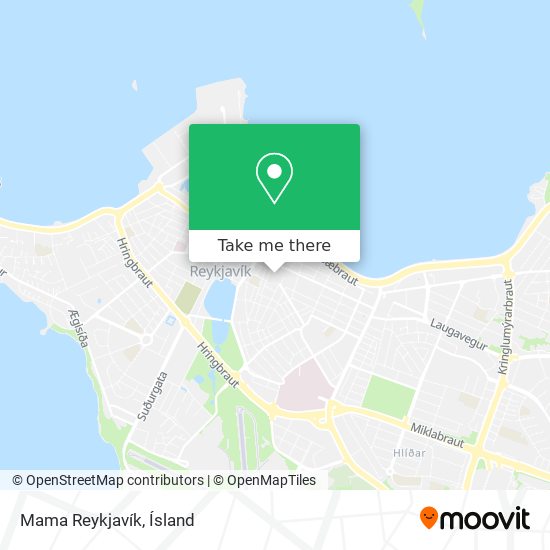 Mapa Mama Reykjavík