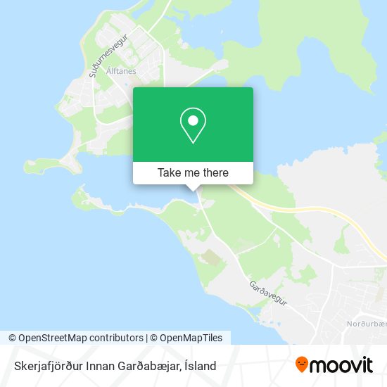 Skerjafjörður Innan Garðabæjar map