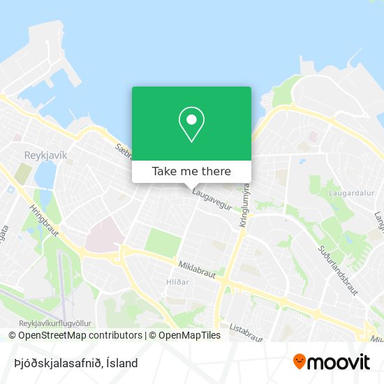Þjóðskjalasafnið map