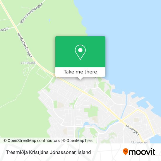 Trésmiðja Kristjáns Jónassonar map