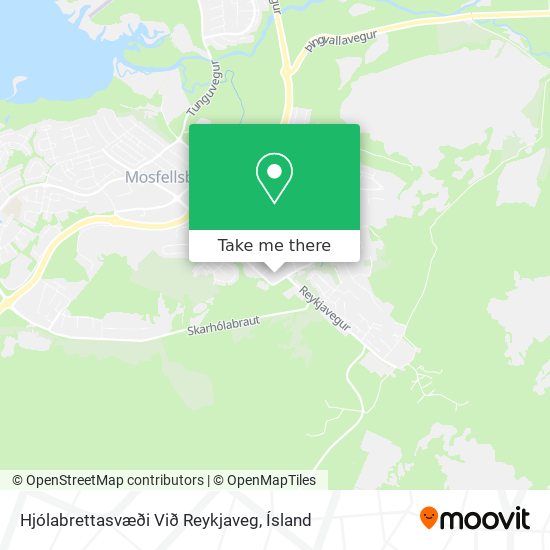 Hjólabrettasvæði Við Reykjaveg map