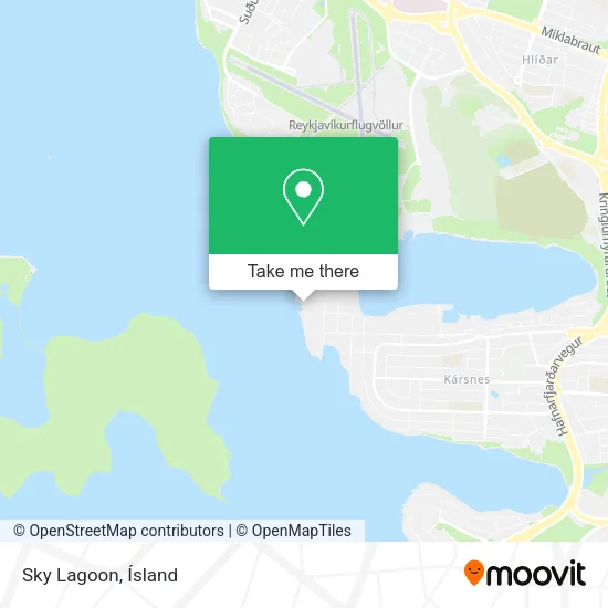 Sky Lagoon map