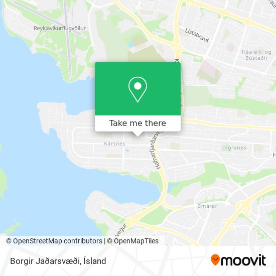Borgir Jaðarsvæði map