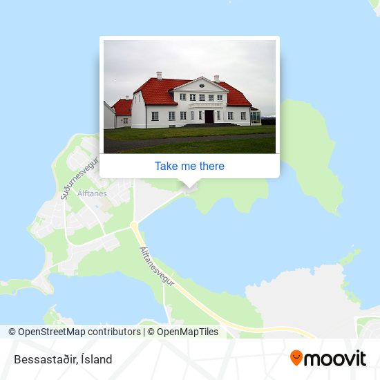 Mapa Bessastaðir