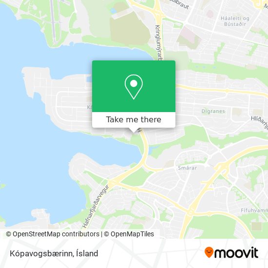 Mapa Kópavogsbærinn