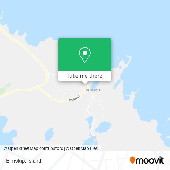 Mapa Eimskip