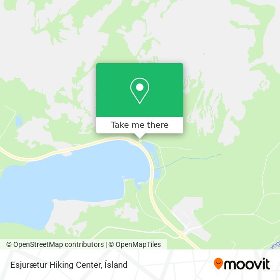 Mapa Esjurætur Hiking Center