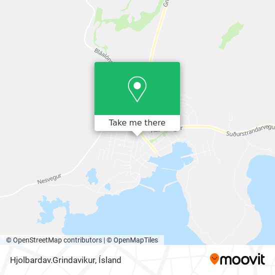 Hjolbardav.Grindavikur map