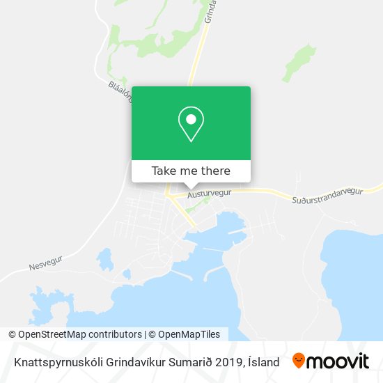 Mapa Knattspyrnuskóli Grindavíkur Sumarið 2019