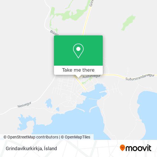 Grindavíkurkirkja map