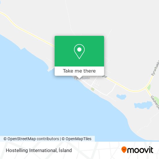Mapa Hostelling International