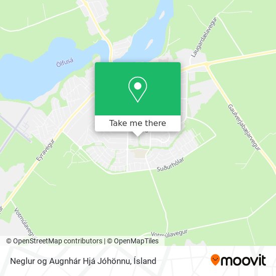 Neglur og Augnhár Hjá Jóhönnu map