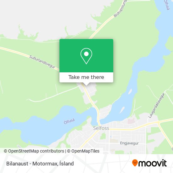 Bilanaust - Motormax map