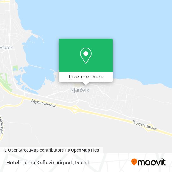 Hotel Tjarna Keflavik Airport map