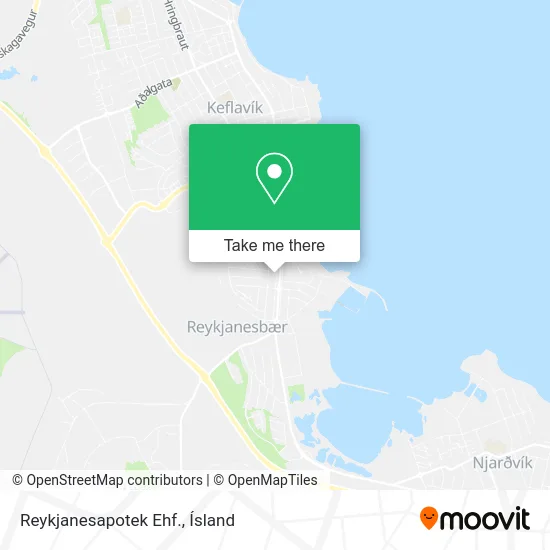 Reykjanesapotek Ehf. map