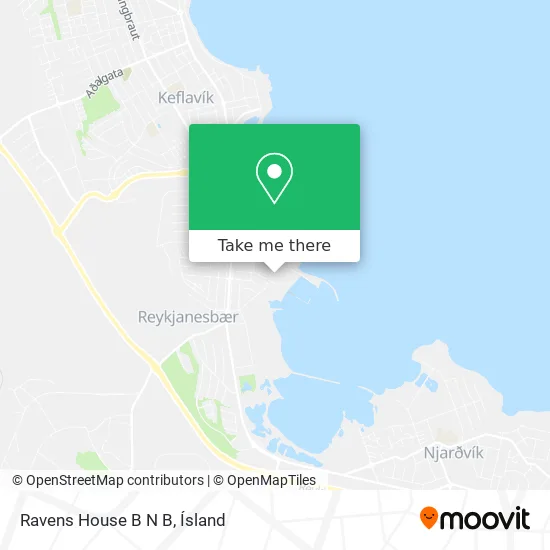 Ravens House B N B map