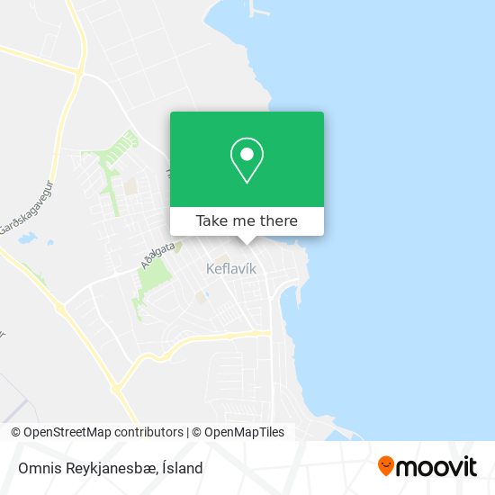 Omnis Reykjanesbæ map
