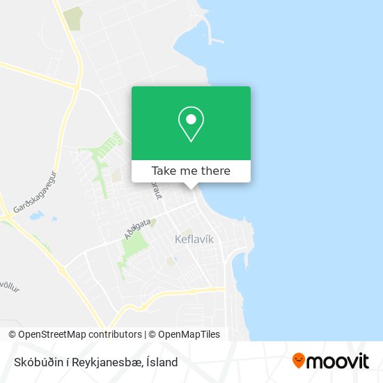 Mapa Skóbúðin í Reykjanesbæ