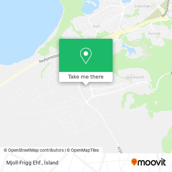 Mjoll-Frigg Ehf. map