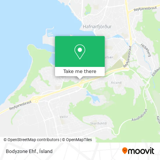 Bodyzone Ehf. map