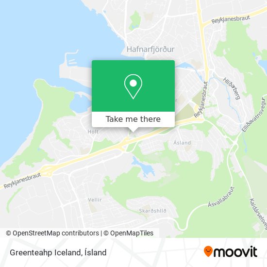 Greenteahp Iceland map