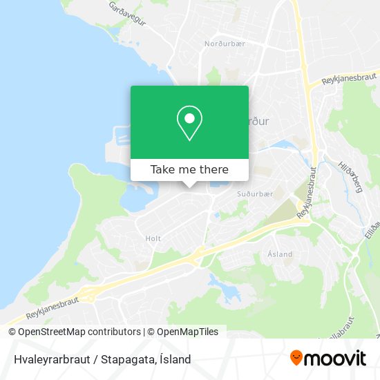 Hvaleyrarbraut / Stapagata map