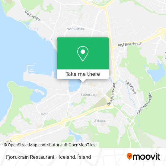 Fjorukrain Restaurant - Iceland map