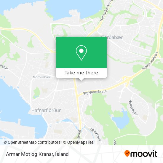 Armar Mot og Kranar map