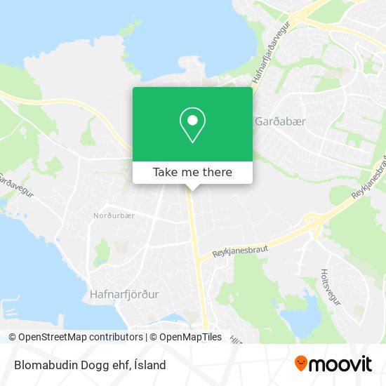 Blomabudin Dogg ehf map