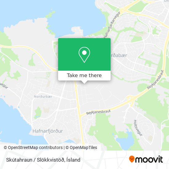 Mapa Skútahraun / Slökkvistöð