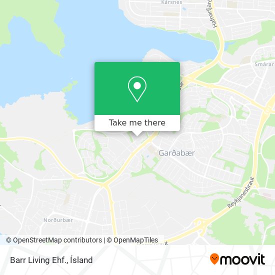 Barr Living Ehf. map
